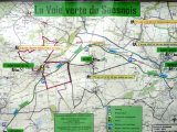 La voie verte. Parcours Les Mées-Vezot, environ 13 km.