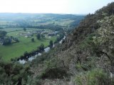 Vue sur  l'Orne et sa vallée